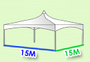 15×15Mテント