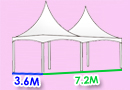 2×4間テント
