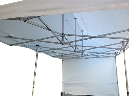 イベント用ジャバラ式テント内部構造