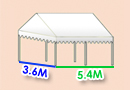 4本脚テント（6坪）